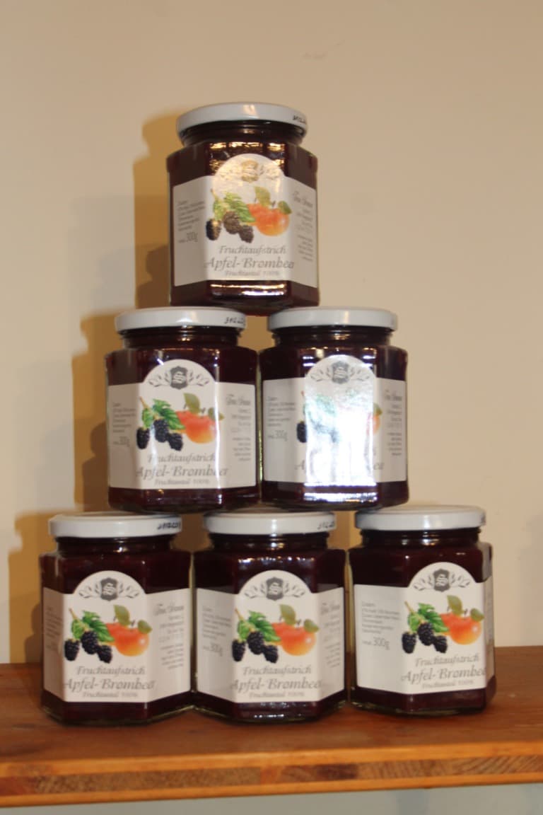 Fruchtaufstrich "Apfel - Brombeer"