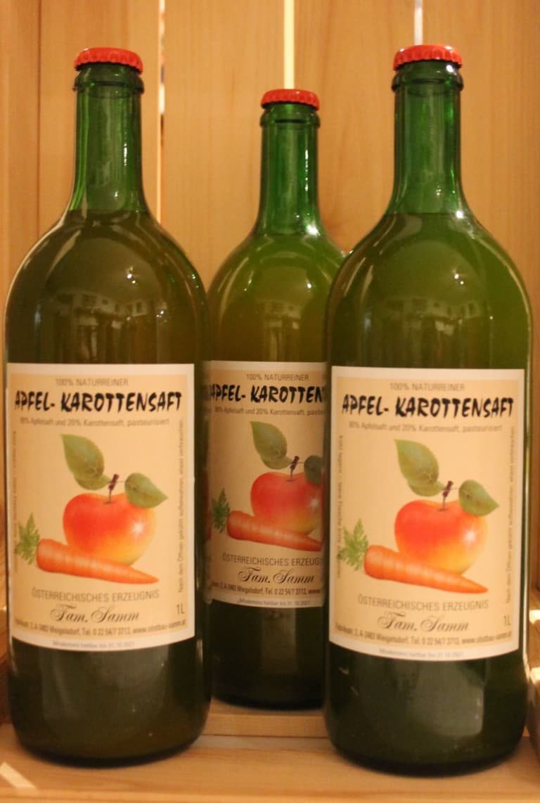 Apfel-Karottensaft