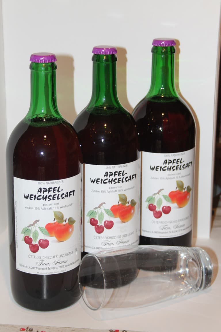 Apfel-Weichselsaft