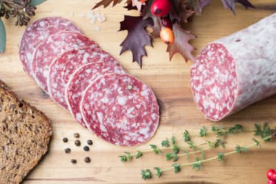 Wildschweinsalami im Ganzen 250g von Venatio. Wildspezialitäten aus Jägerhand