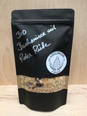 Bio Trockenmischung Buchweizen mit Roter Rübe, 290g von LEGUMIUM die Gemüsekombüse