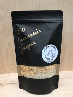 Bio Trockenmischung Gewürzreis Jaipur, 5 Beilagen-Portionen von LEGUMIUM die Gemüsekombüse