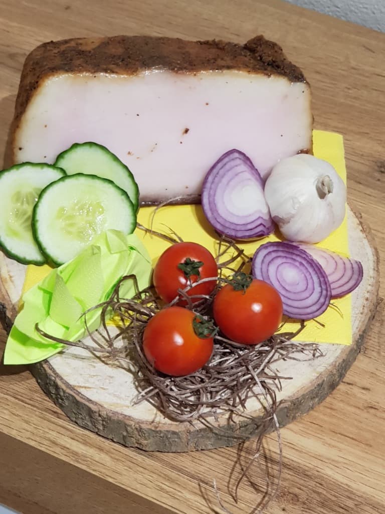 Gewürzlardo vom Bio Mangalitza Schwein
