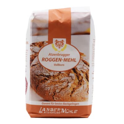 Roggen Vollkornmehl 1kg von Langer-Mühle e.U.