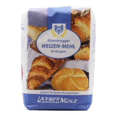 Weizenmehl W700 glatt 1kg von Langer-Mühle e.U.