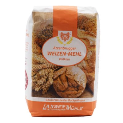 Weizen Vollkornmehl 1kg von Langer-Mühle e.U.