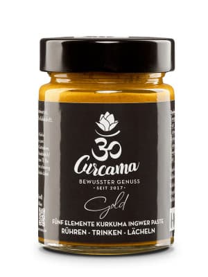 Bio Curcama GOLD 170g - Die Fünf Elemente Kurkuma Ingwer Paste von Curcama GmbH