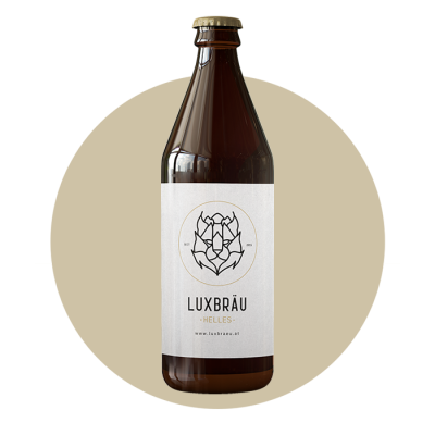 Luxbräu Helles - Lagerbier Flasche 0,5 L von Luxbräu