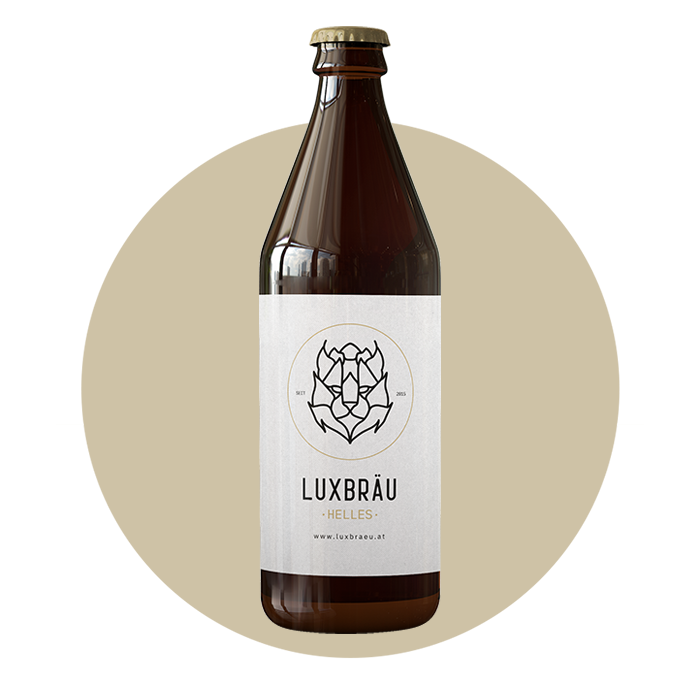 Luxbräu Helles - Lagerbier Flasche 0,5 L