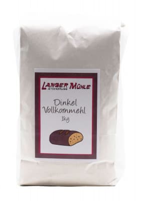 Dinkel Vollkornmehl 1kg von Langer-Mühle e.U.