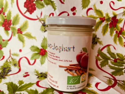 Bio Fruchtjoghurt Bratapfel von Biohof Berger