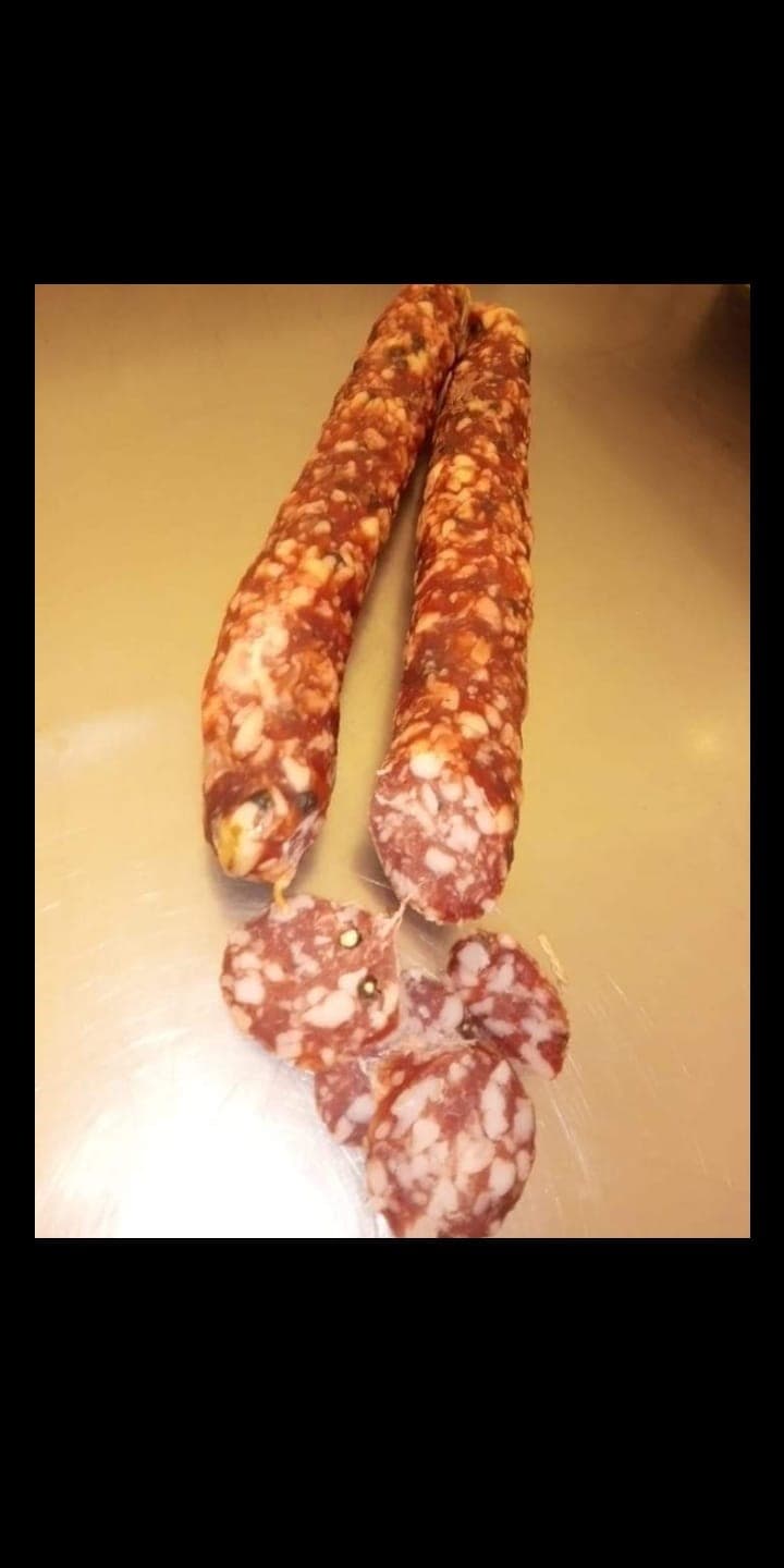 Salami vom Bio Mangalitza Schwein