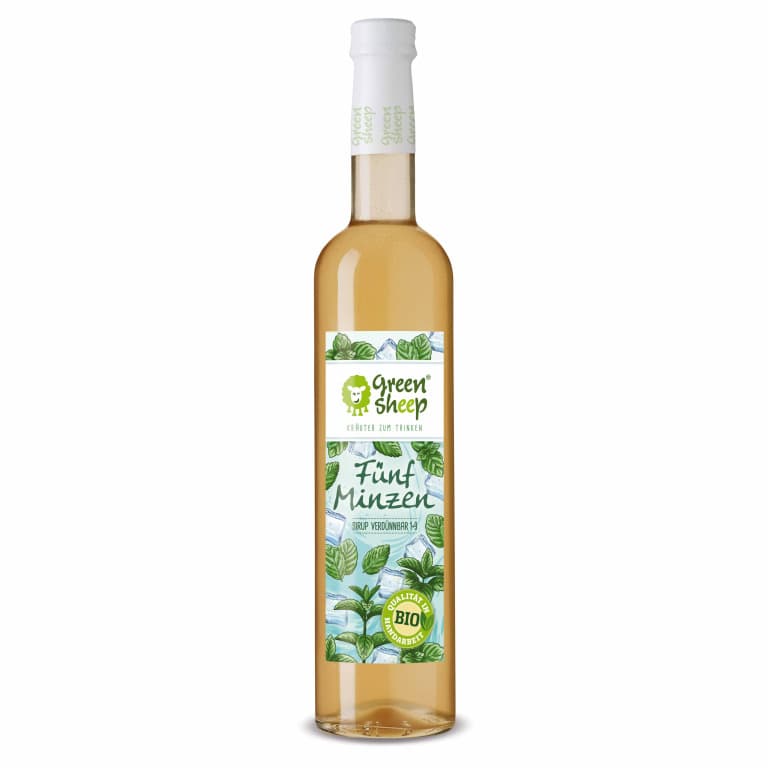 Fünf Minzen Sirup