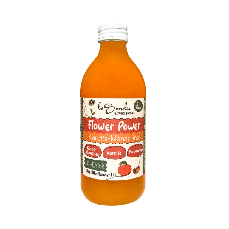 beSonder Flower Power - Karotte Mandarine (Bio, 330ml)