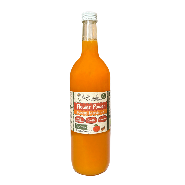 beSonder Flower Power - Karotte Mandarine (Bio, 750ml)