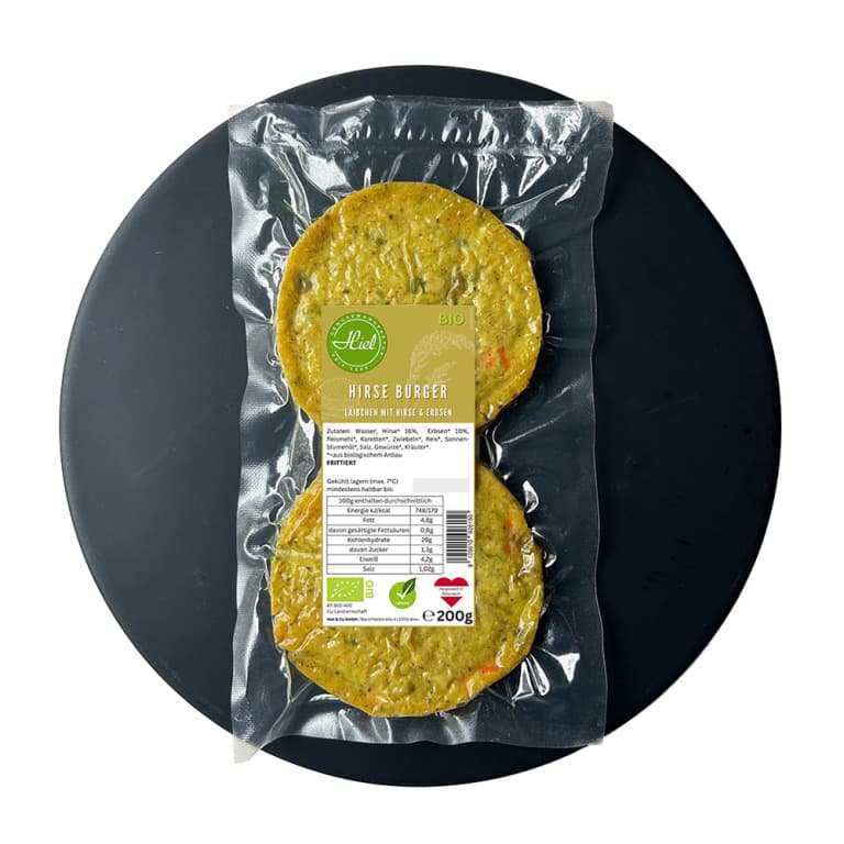 Hirse-Erbsen Burger 200g