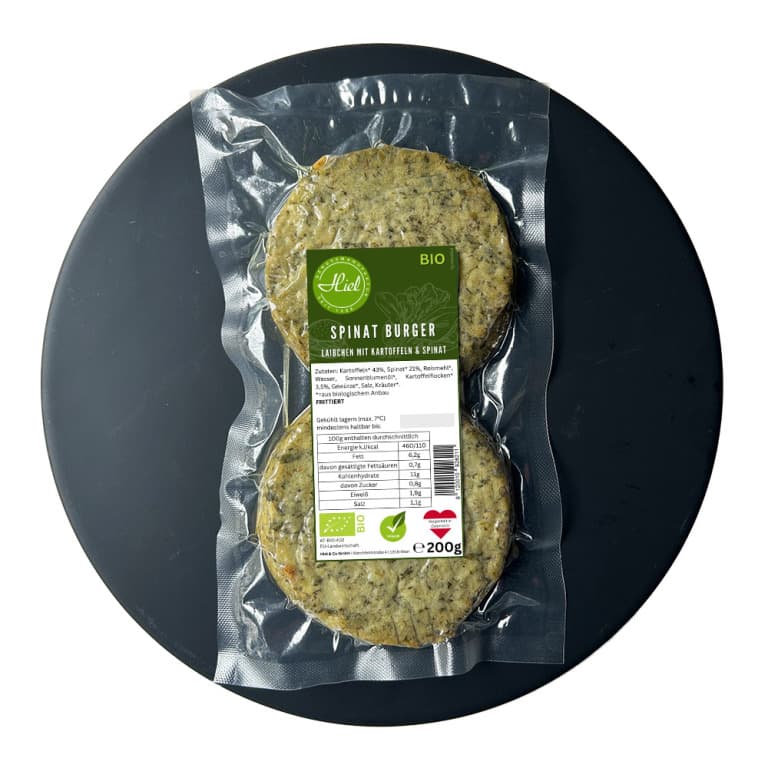 Kartoffel-Spinat Burger 200g
