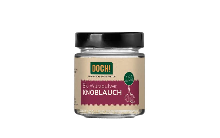 DOCH! Bio Würzpulver KNOBLAUCH Glas