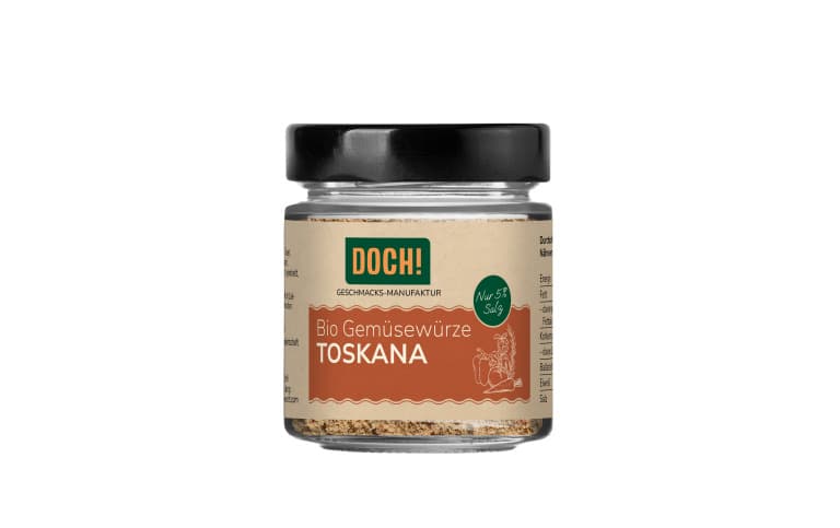 DOCH! Bio Gemüsewürze TOSKANA Glas