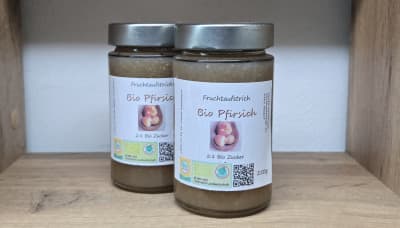 Bio Pfirsich Marmelade von Biohof Wechselauer