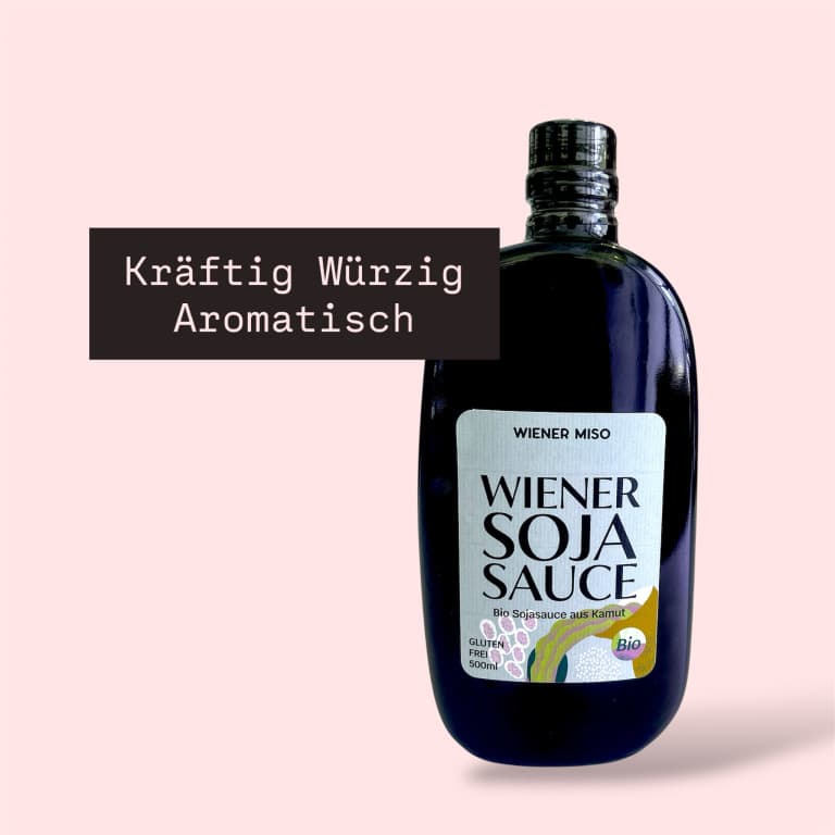 BIO WIENER SOJASAUCE mit Kamut Pharaonenkorn – GLUTENFREI