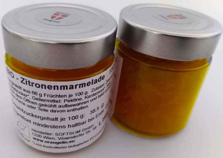 Bio Zitronenmarmelade