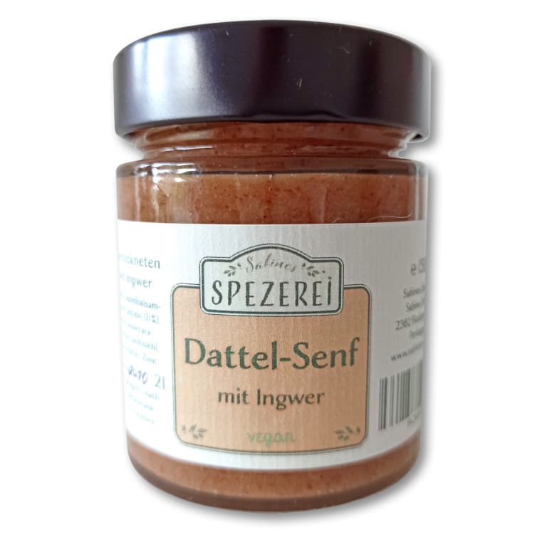 Dattel-Senf mit Ingwer