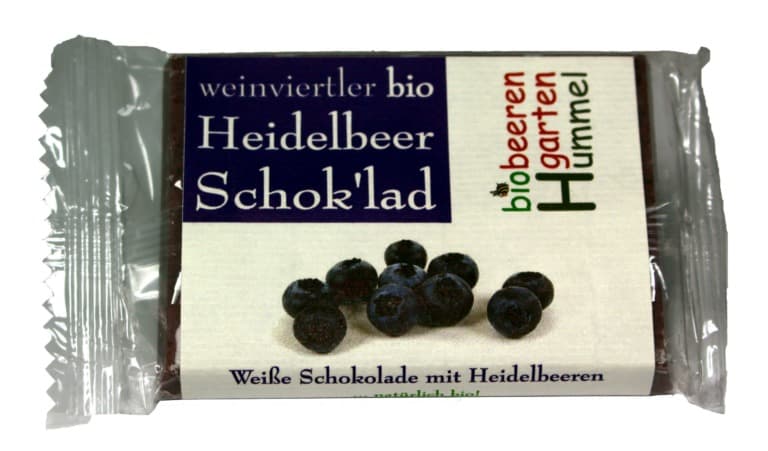 Weinviertler Bio Heidelbeer Schok'lad