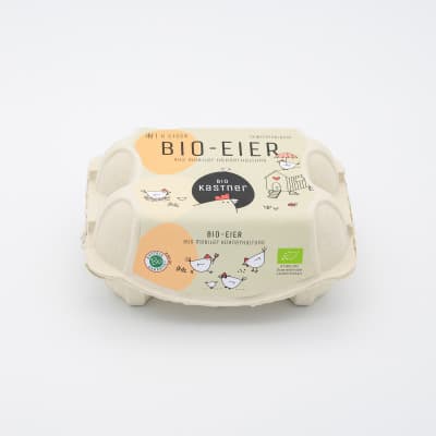 Bio-Eier aus mobiler Hühnerhaltung, Gewichtsklasse XL, 6 Stück