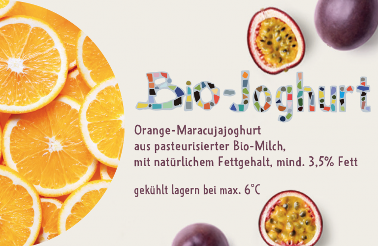 Bio Joghurt Orange-Maracuja