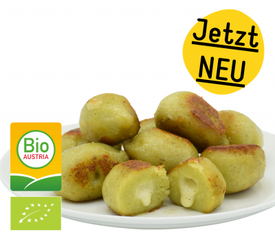 Bio gefüllte Pfandl-Gnocchi Spinat & Käse | Stadtküche Kasnudl GmbH von Kasnudl Stadtküche